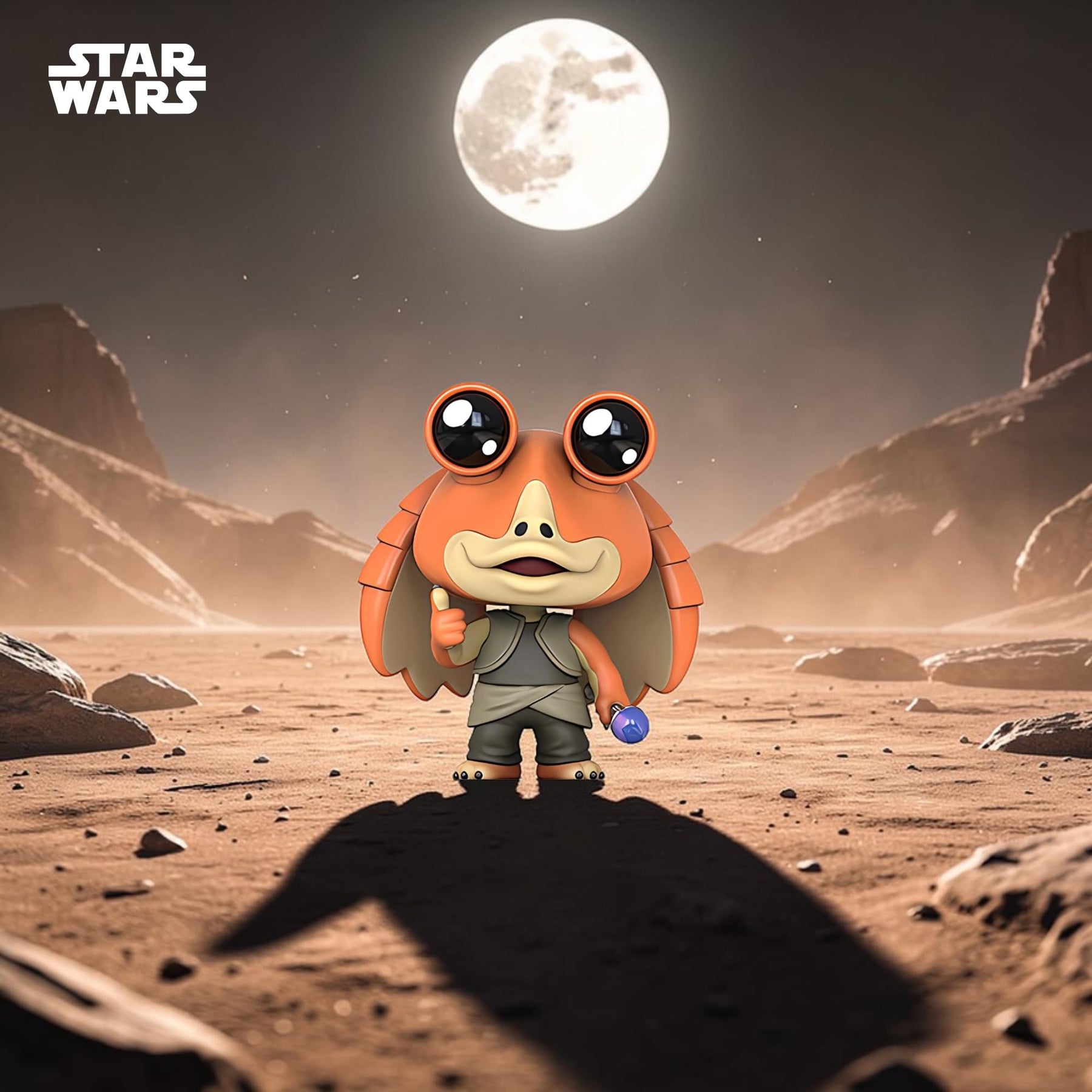 Star Wars Cosbi Bobble Head | Jar Jar Binks #45