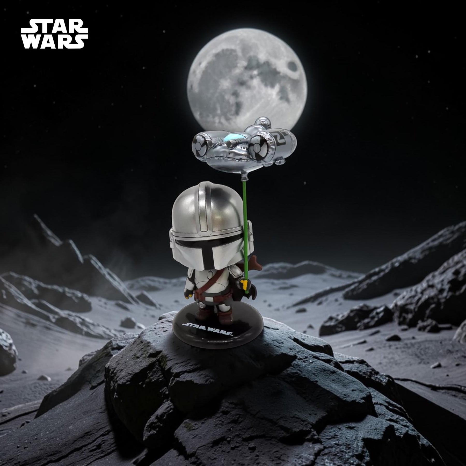 Star Wars Balloon Series Cosbi Bobble Head | The Mandalorian #52