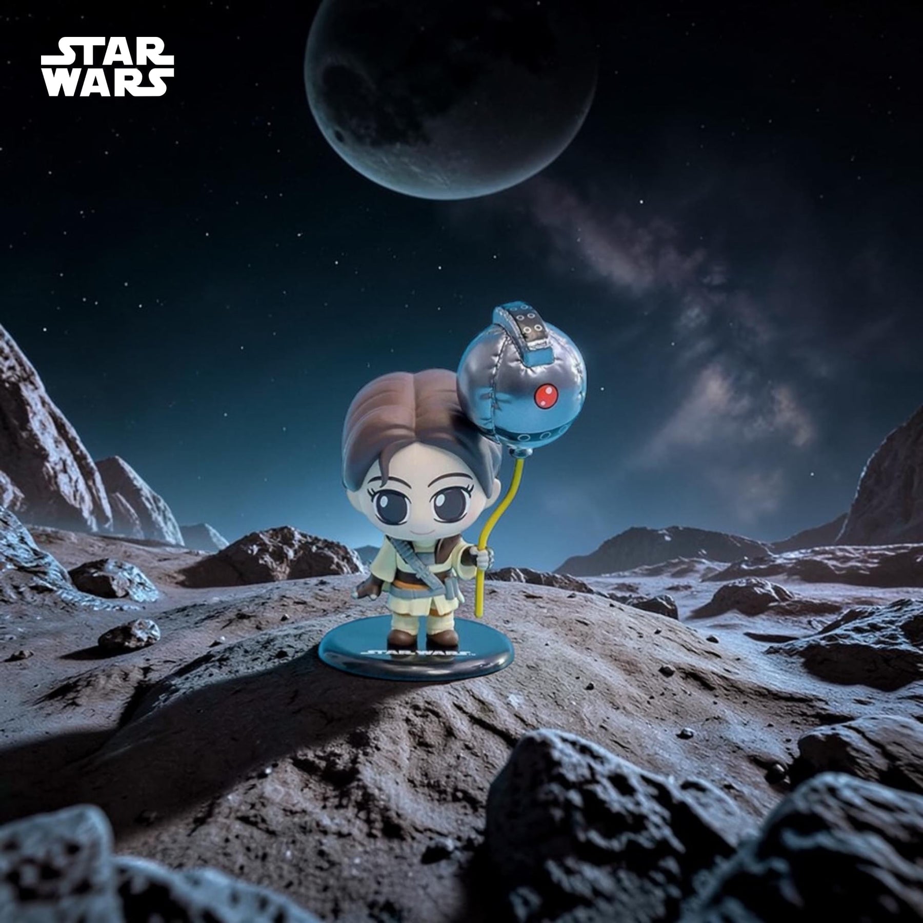 Star Wars Balloon Series Cosbi Bobble Head | Leia Organa #54