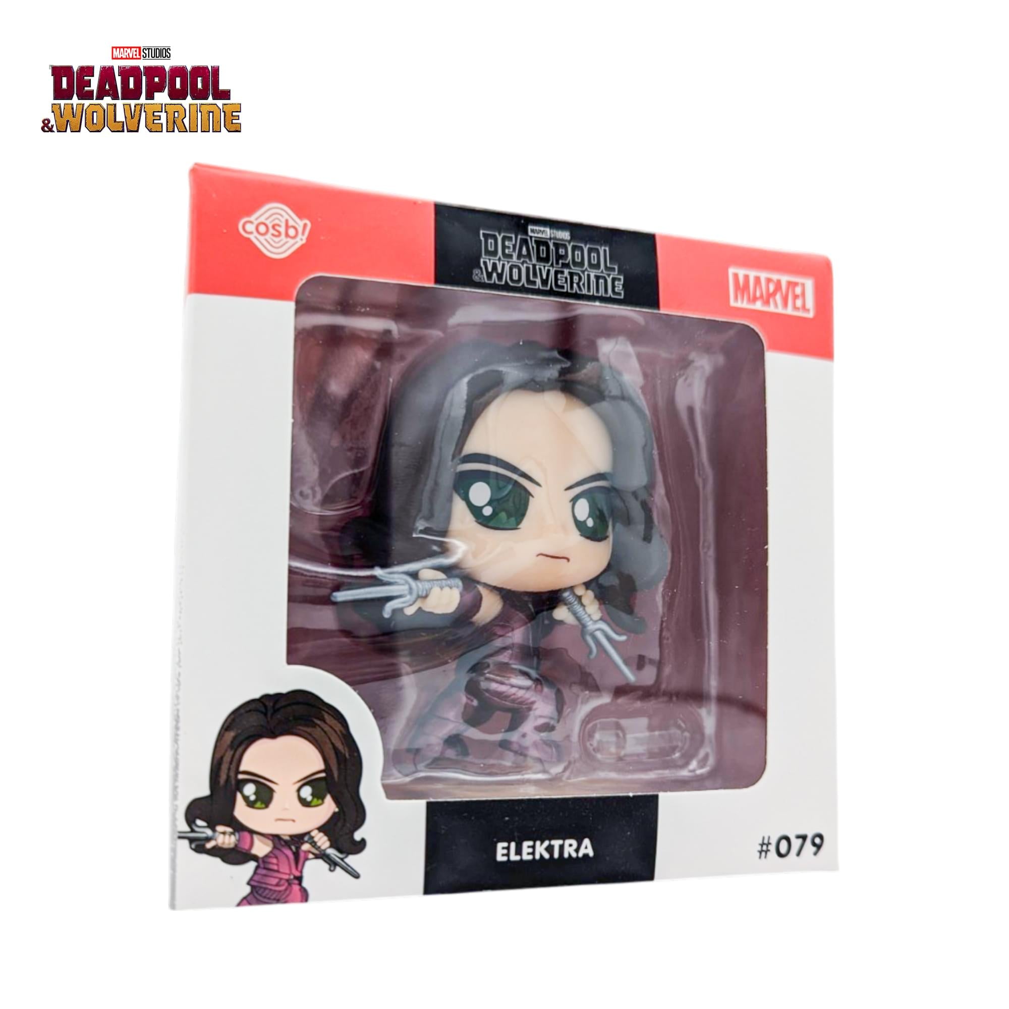 Marvel Deadpool & Wolverine Cosbi Bobble Head | Elektra #79