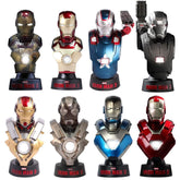 Iron Man 3 Hot Toys 4.5" Deluxe Mini Bust Set of 8