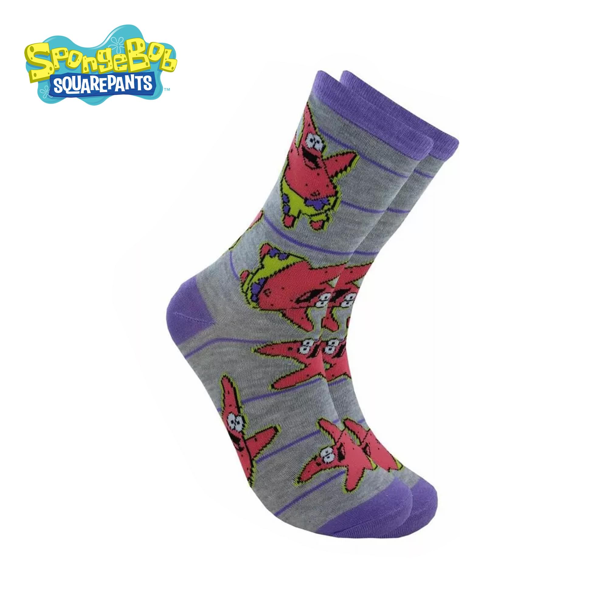 SpongeBob SquarePants Womens Novelty Crew Socks | 2 Pairs