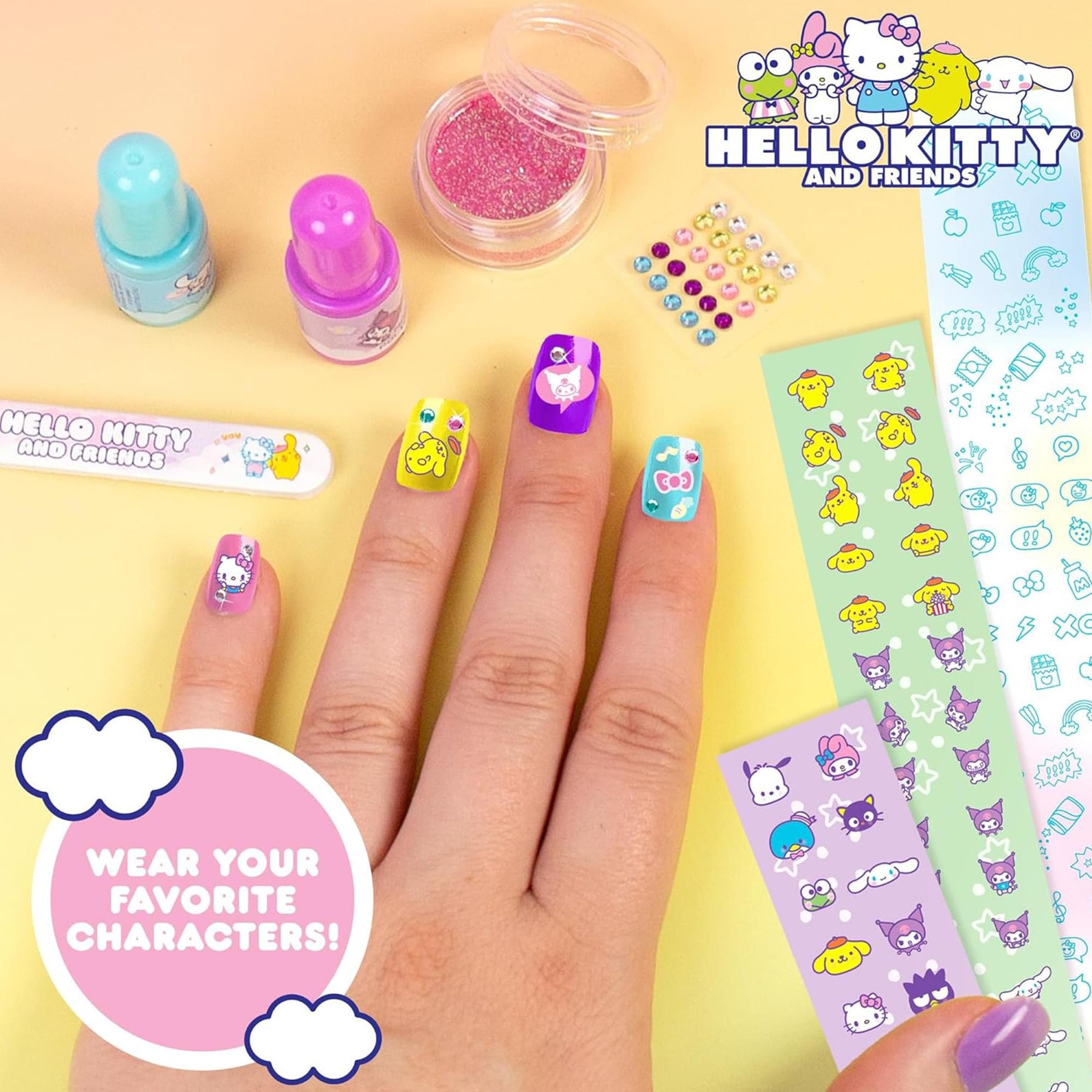 Sanrio Hello Kitty and Friends Sparkling Nail Art Kit