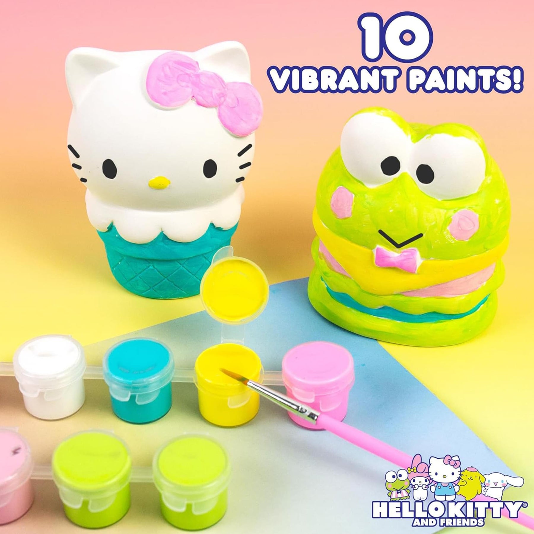 Sanrio Hello Kitty and Friends Paint Your Own Figurines Kit