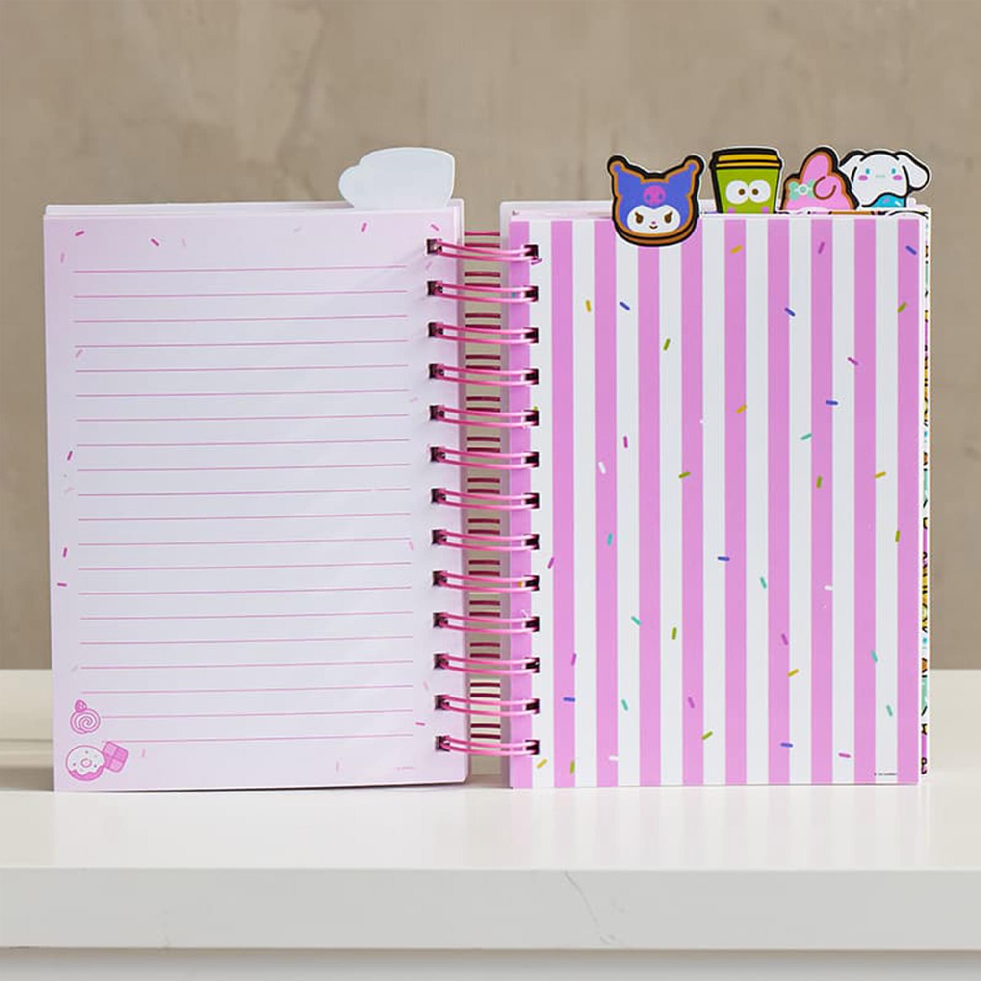 Sanrio Hello Kitty And Friends Cafe 5-Tab Spiral Notebook