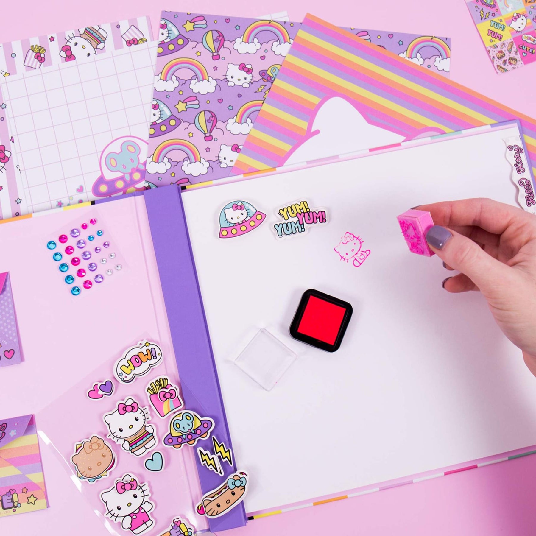 Sanrio Hello Kitty and Friends Design Your Own Scrapbook | Over 250 Essentials