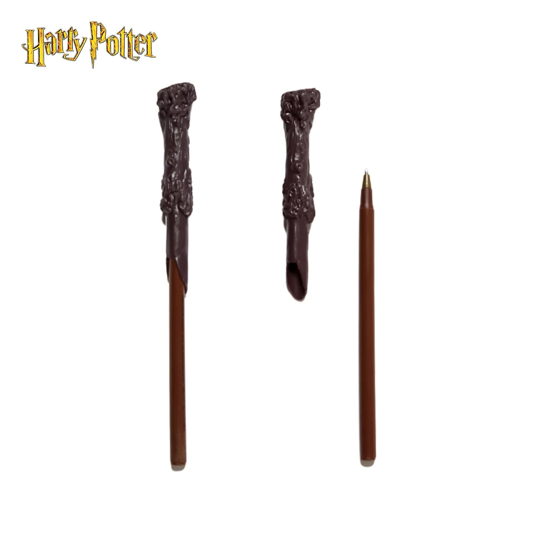 Harry Potter Faux Leather Journal w/ Wand Pen
