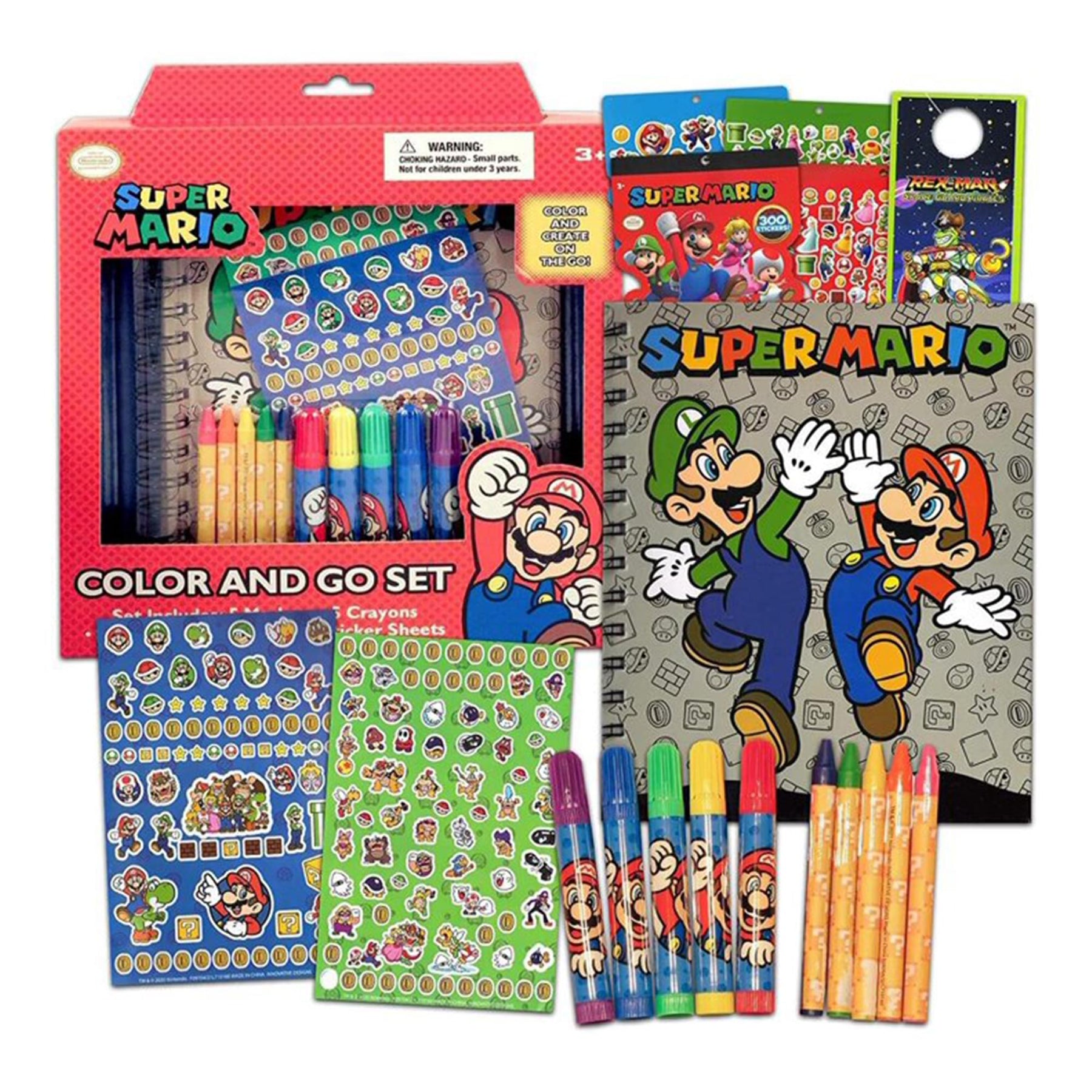 Super Mario Color & Go Art Set