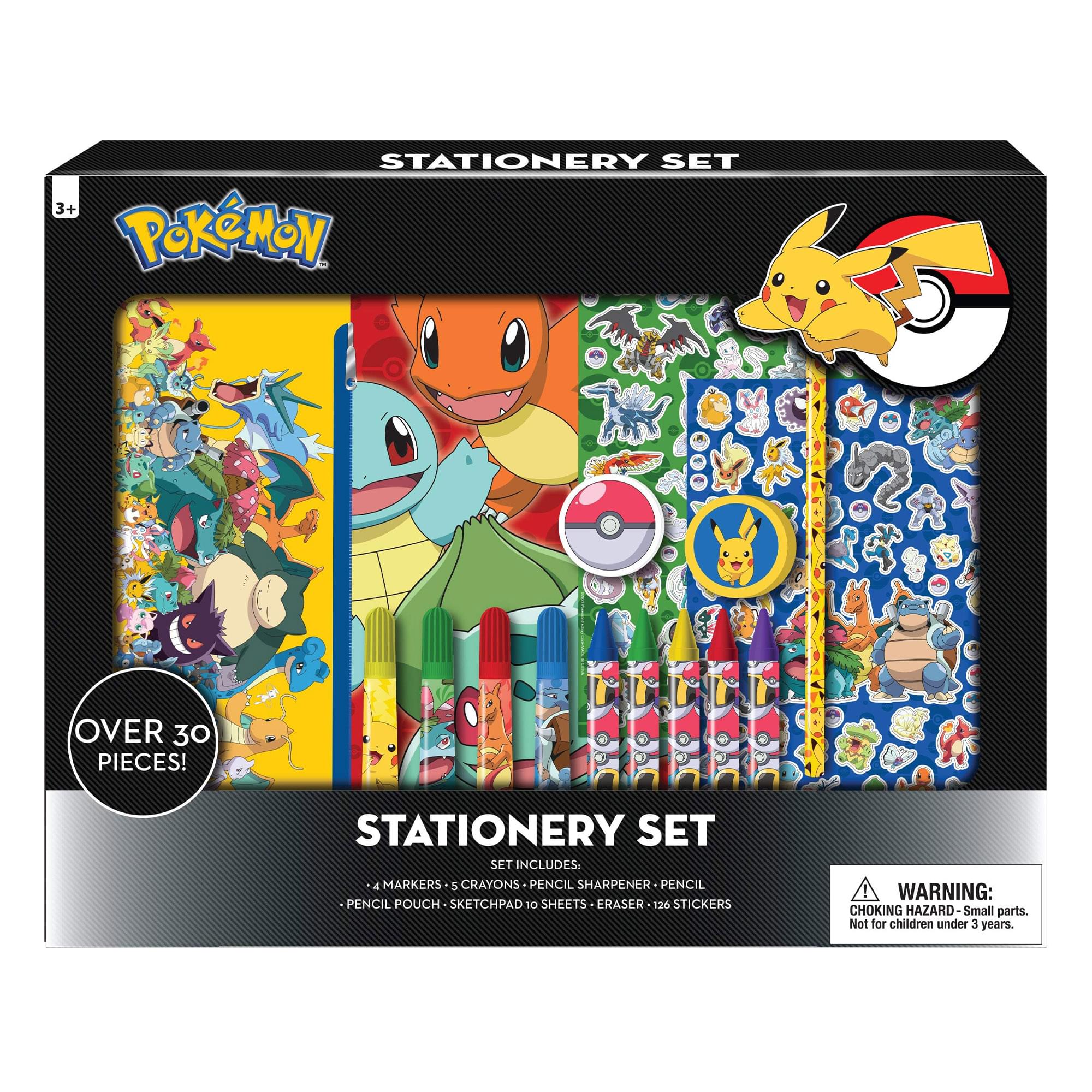 Pokemon Kids Coloring Stationary Set