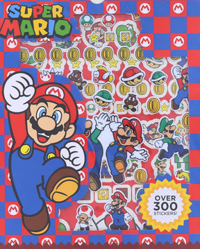 Super Mario Sticker Book  | 4 Sheets | Over 300 Stickers