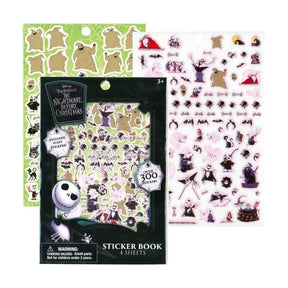 Disney Nightmare Before Christmas Sticker Book | 4 Sheets | Over 300 Stickers
