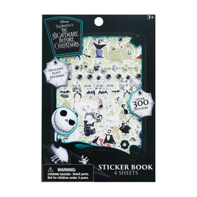 Disney Nightmare Before Christmas Sticker Book | 4 Sheets | Over 300 Stickers