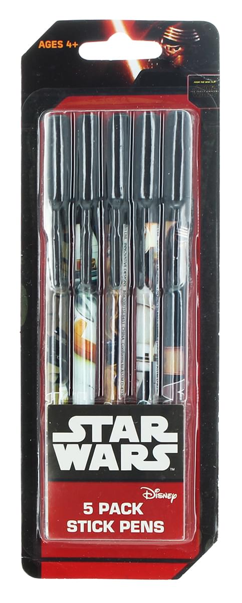 Star Wars Stick Pen 5 Pack