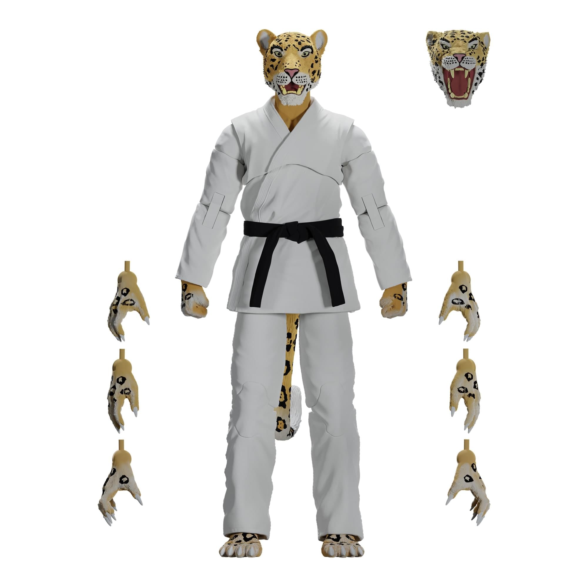 Zoo Jitsu Fighters 6 Inch Action Figure | Jairo the Jaguar with White Gi