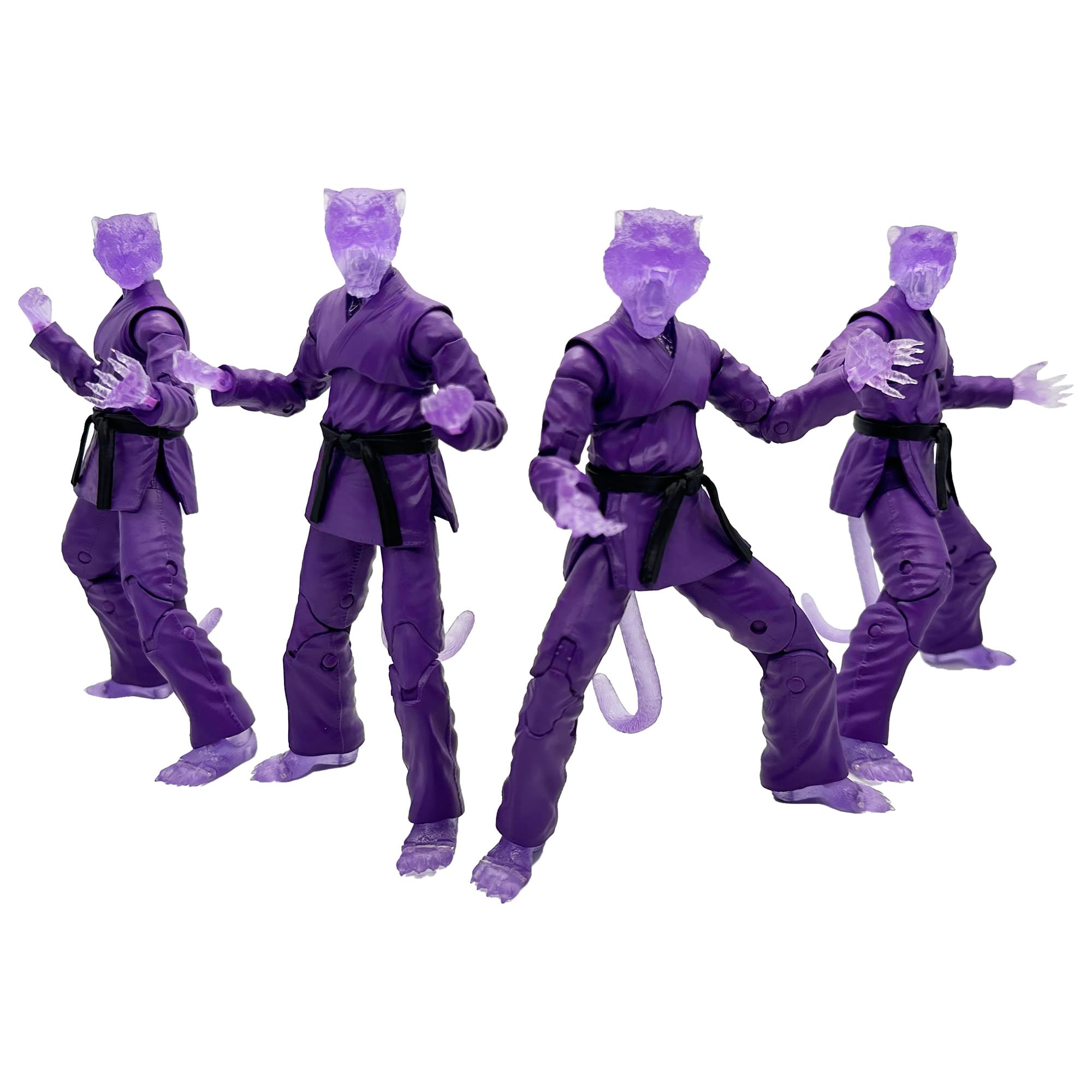 Zoo Jitsu Fighters 6 Inch Action Figure | Paulo the Panther Supercharged