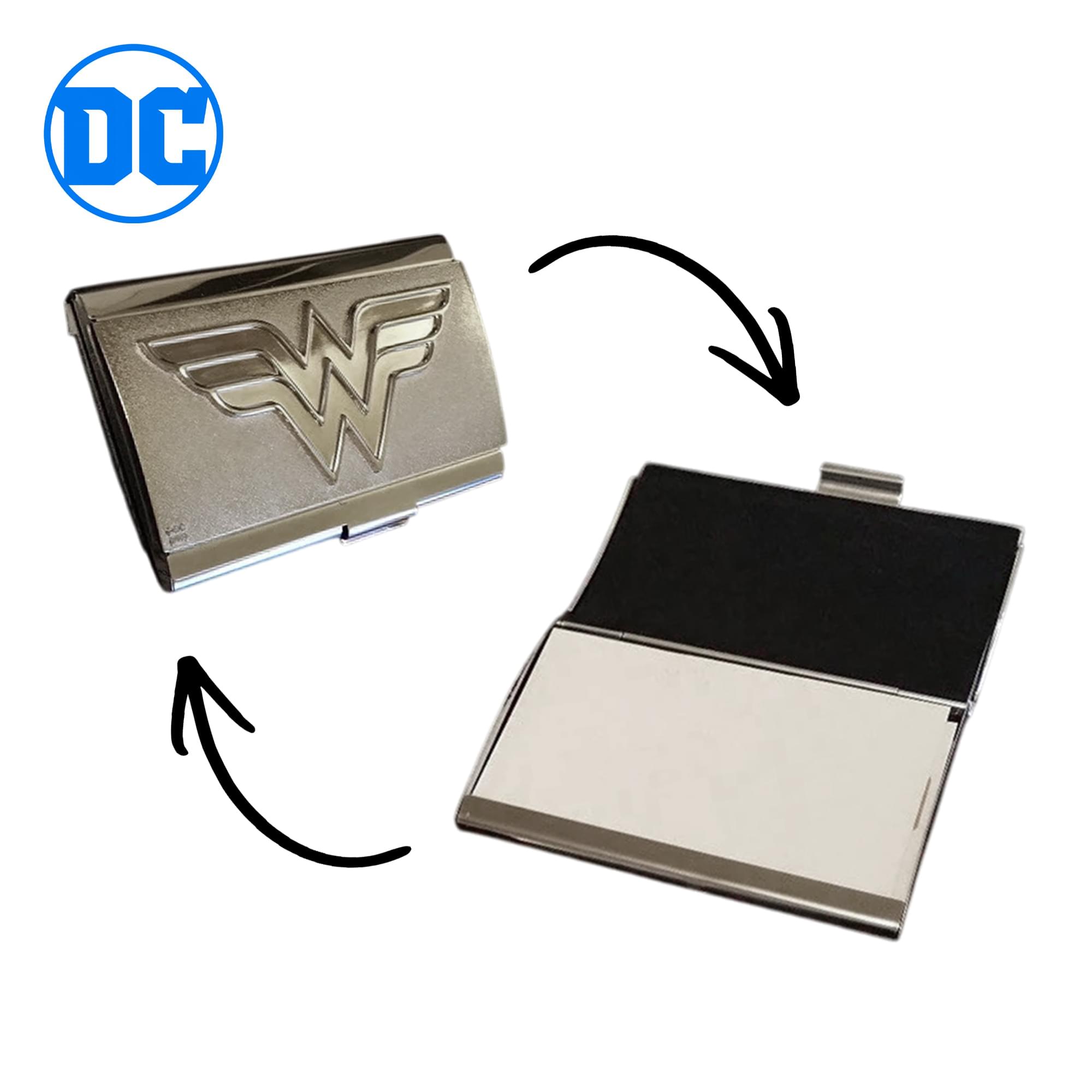 Wonder Woman Logo Metal Card Case