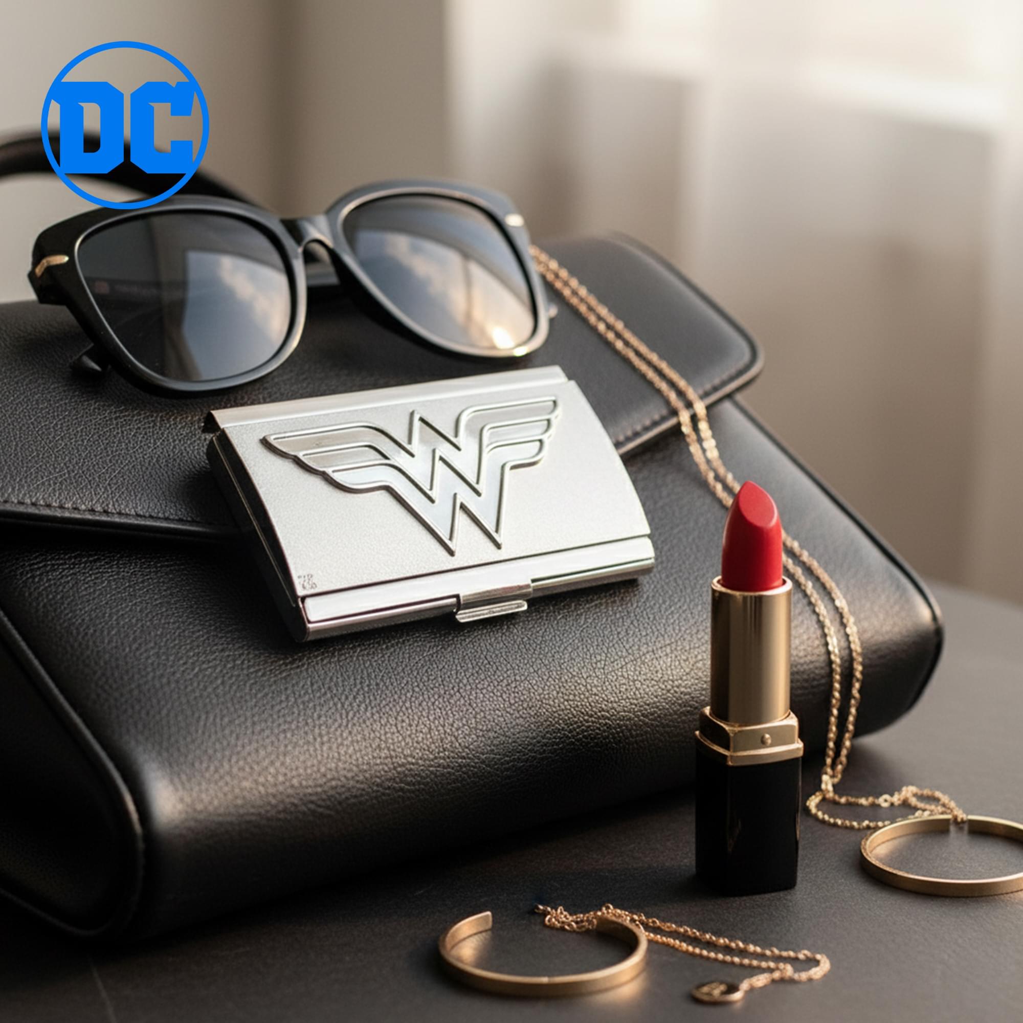 Wonder Woman Logo Metal Card Case