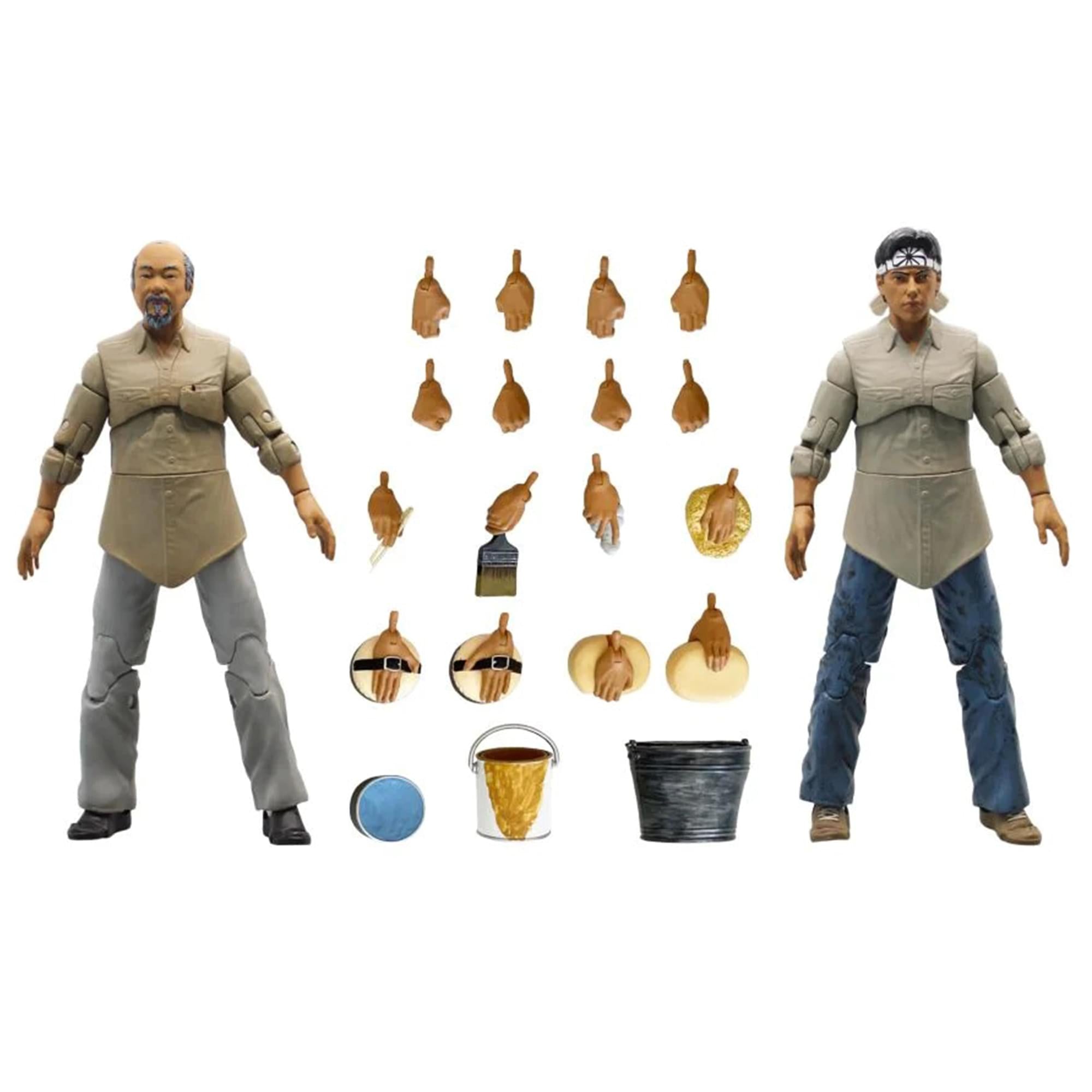 The Karate Kid Daniel and Miyagi Training Action Figure Set