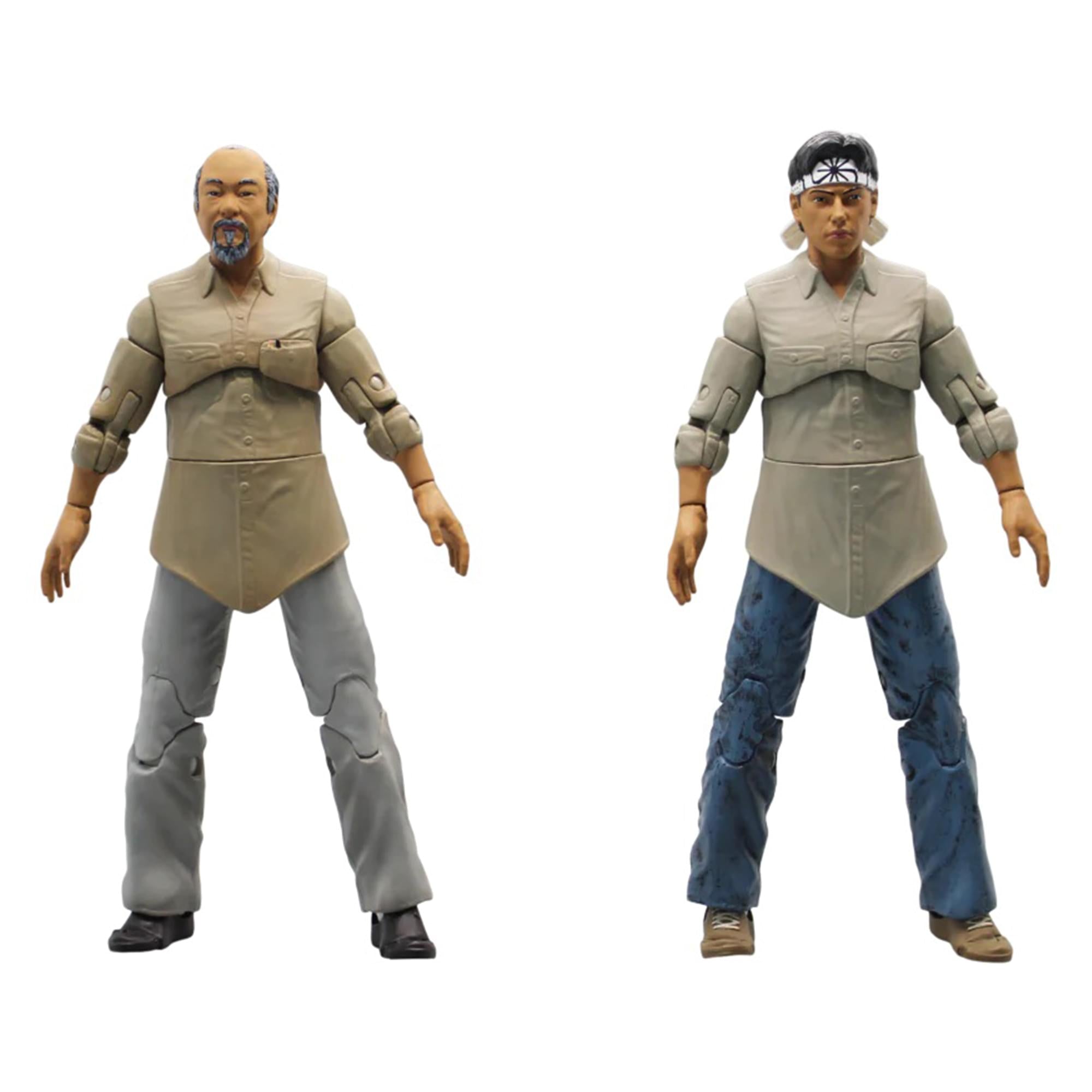 The Karate Kid Daniel and Miyagi Training Action Figure Set