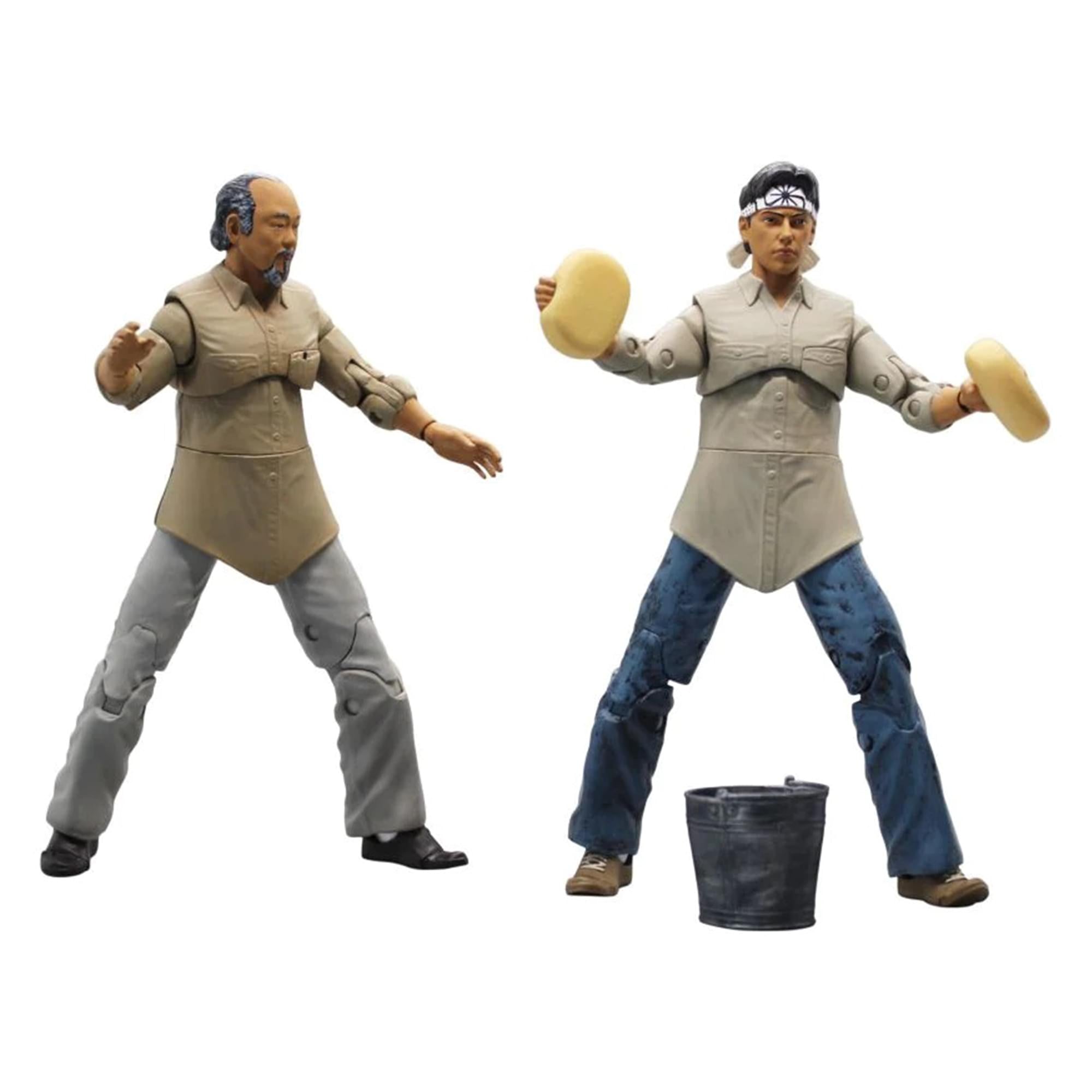 The Karate Kid Daniel and Miyagi Training Action Figure Set