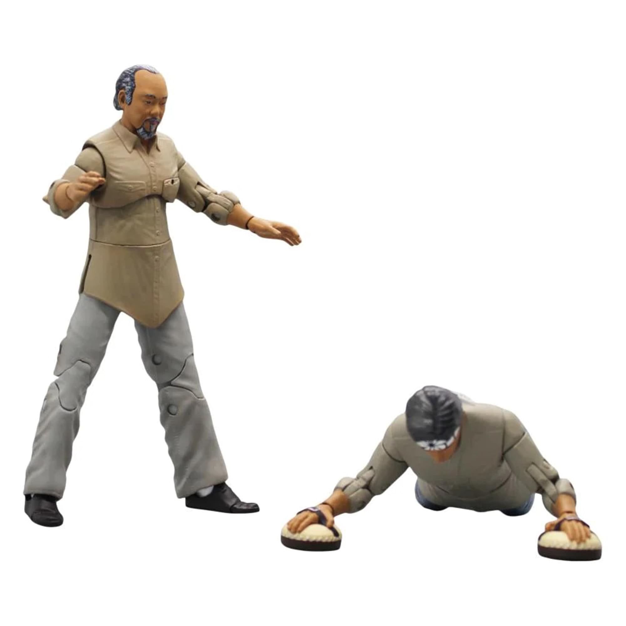 The Karate Kid Daniel and Miyagi Training Action Figure Set