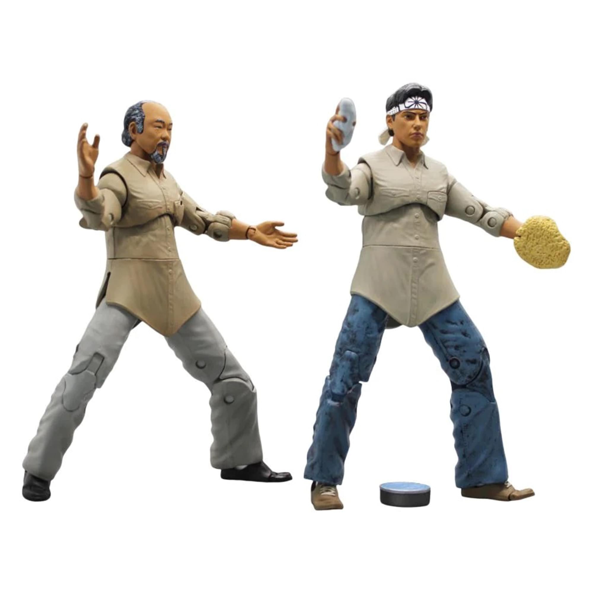 The Karate Kid Daniel and Miyagi Training Action Figure Set
