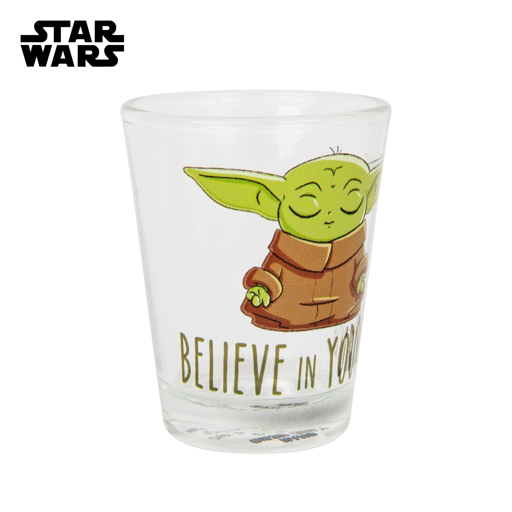 Star Wars The Mandalorian Grogu Wisdom 4-Pack Mini Glass Set