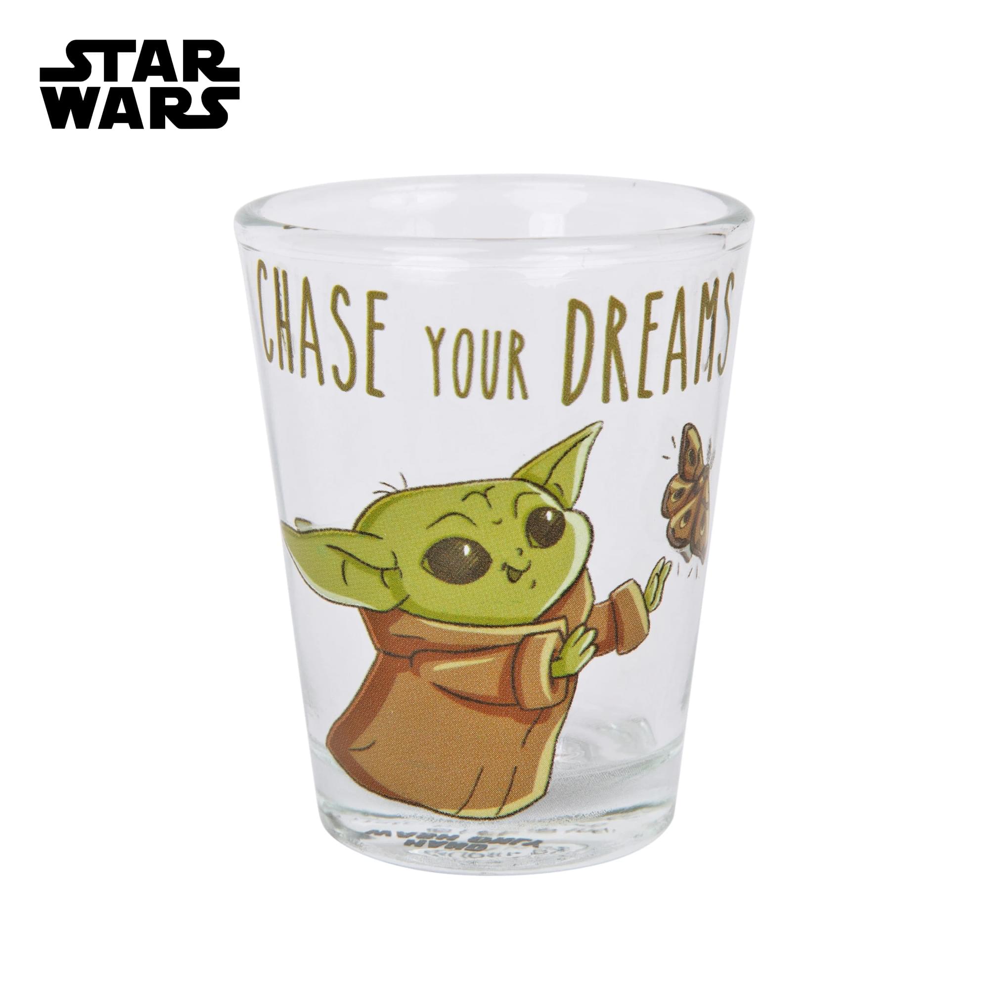 Star Wars The Mandalorian Grogu Wisdom 4-Pack Mini Glass Set