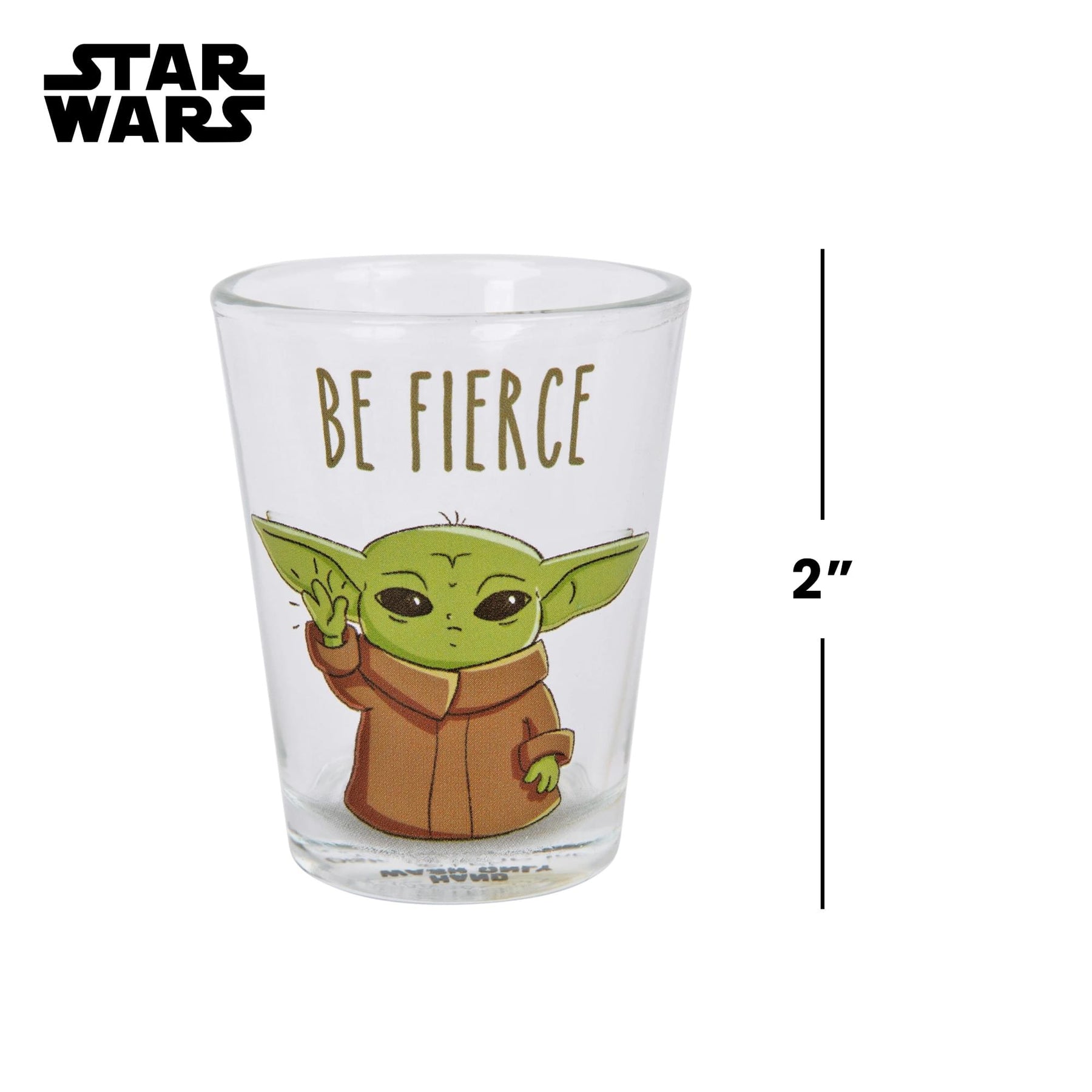 Star Wars The Mandalorian Grogu Wisdom 4-Pack Mini Glass Set