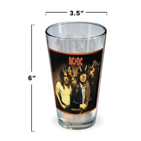 AC/DC Classic Covers 16oz Pint Glass Set of 4