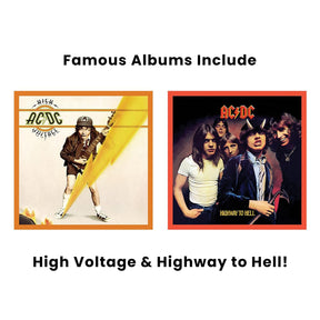 AC/DC Classic Covers 16oz Pint Glass Set of 4