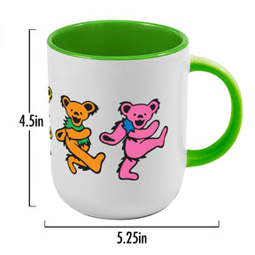 Grateful Dead Dancing Bears 20oz Ceramic Coffee Mug