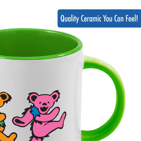 Grateful Dead Dancing Bears 20oz Ceramic Coffee Mug