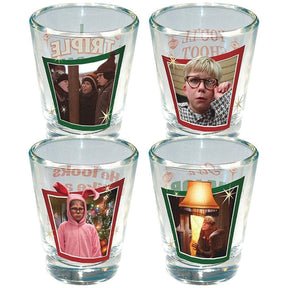 A Christmas Story Full Color Shot Glass 4-Pack