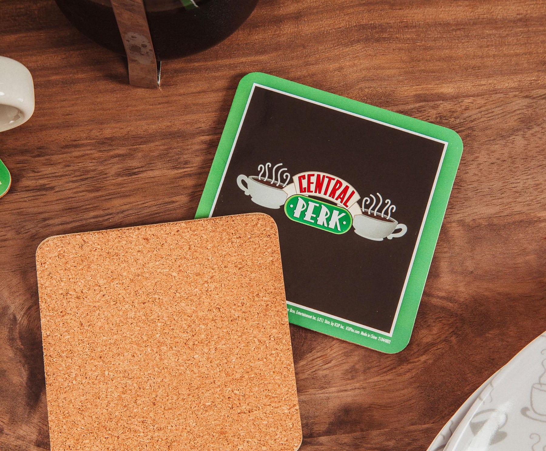 Friends Central Perk Logo Cork Coasters | Set of 4