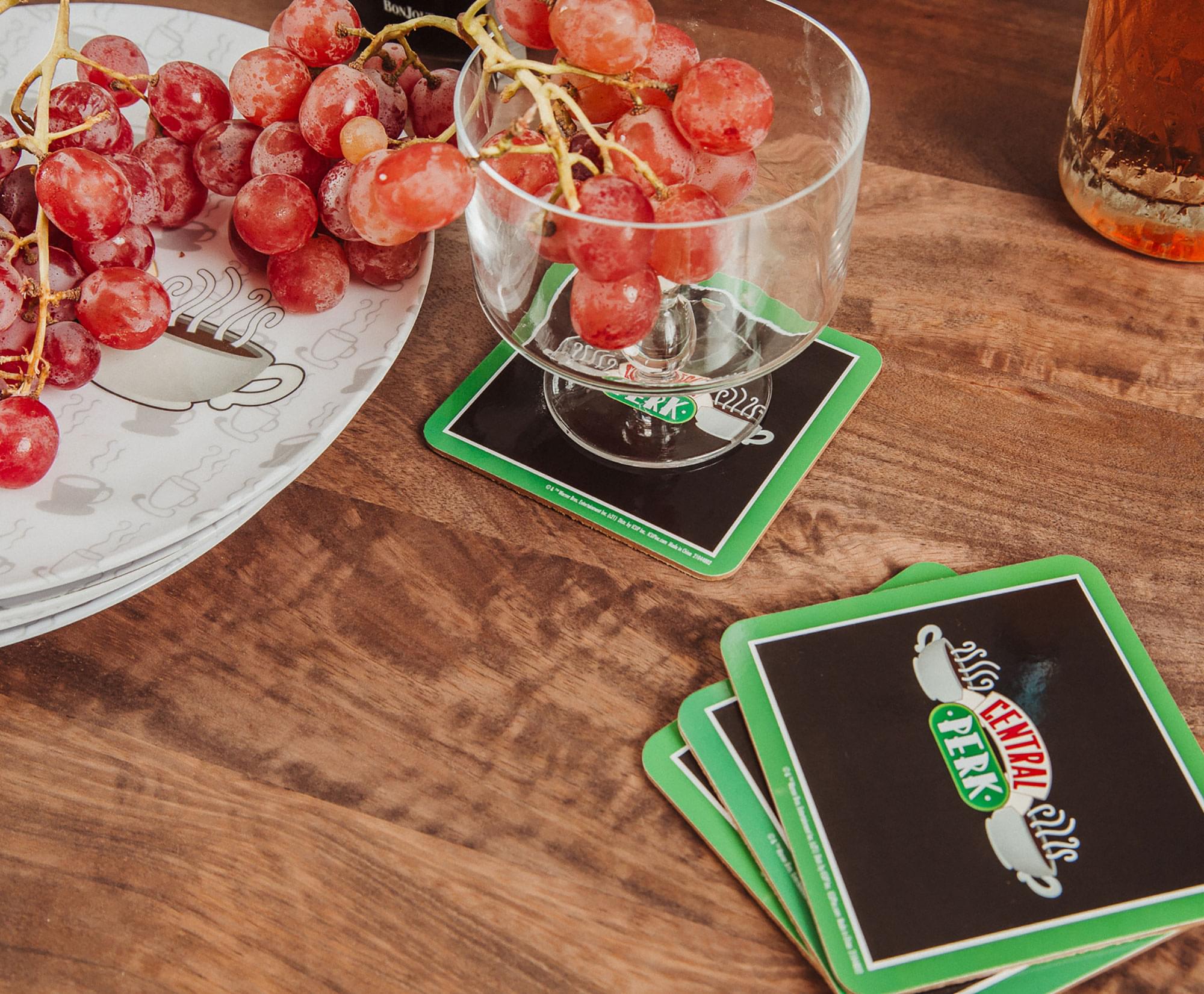 Friends Central Perk Logo Cork Coasters | Set of 4