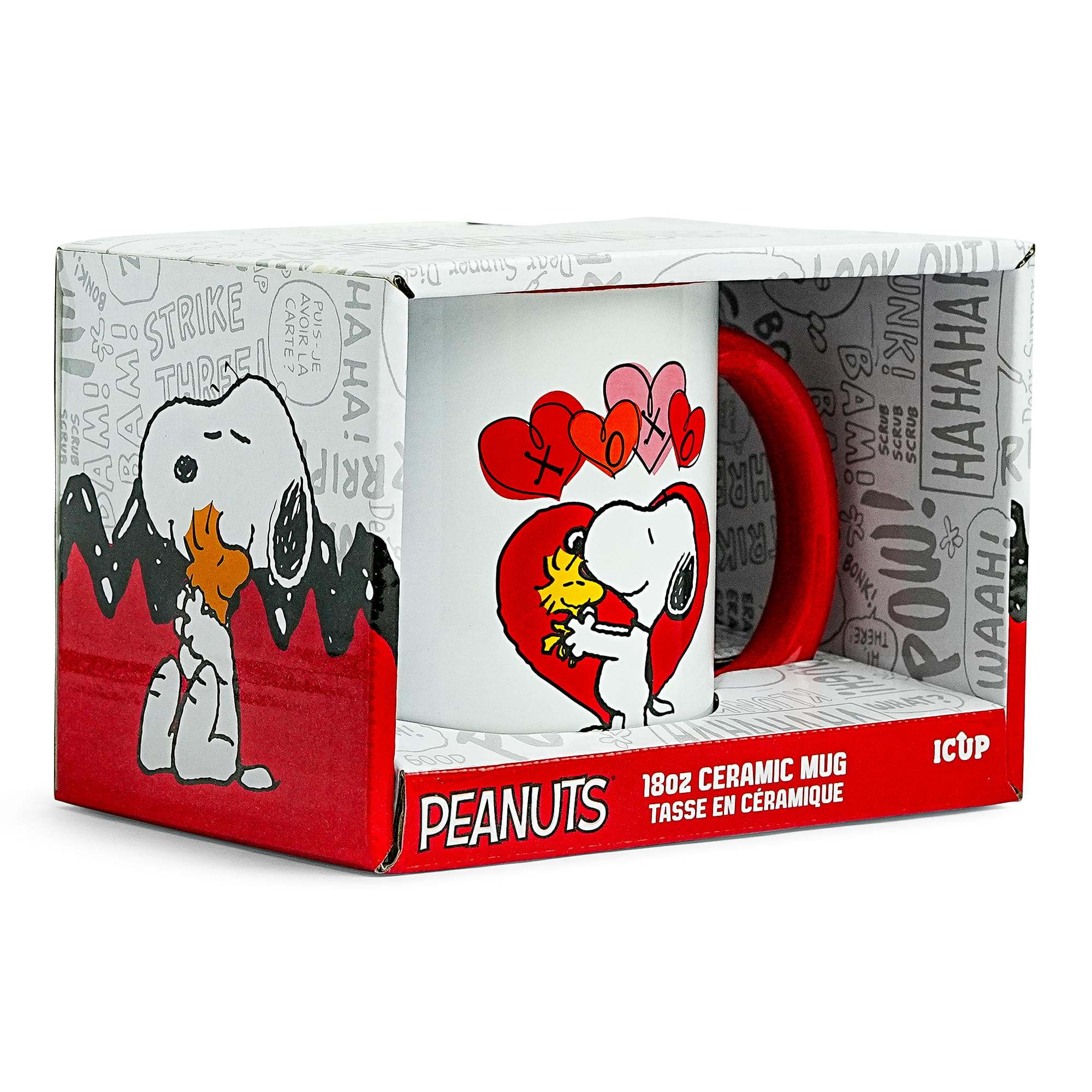 Peanuts XOXO 18 Ounce Ceramic Mug