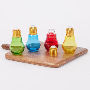 Christmas Lightbulbs Shot Glass Set (4-Pack)