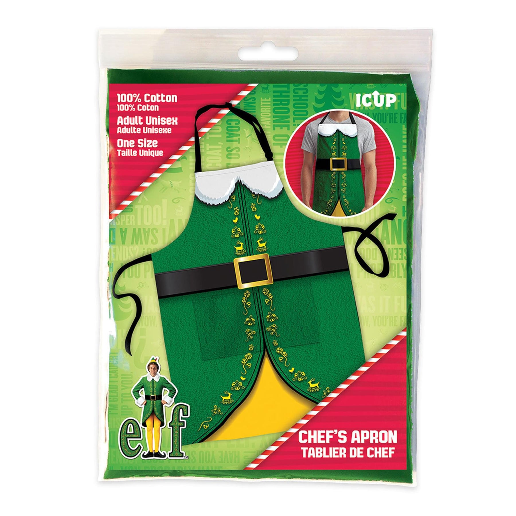 Elf Adult Unisex Chef Apron