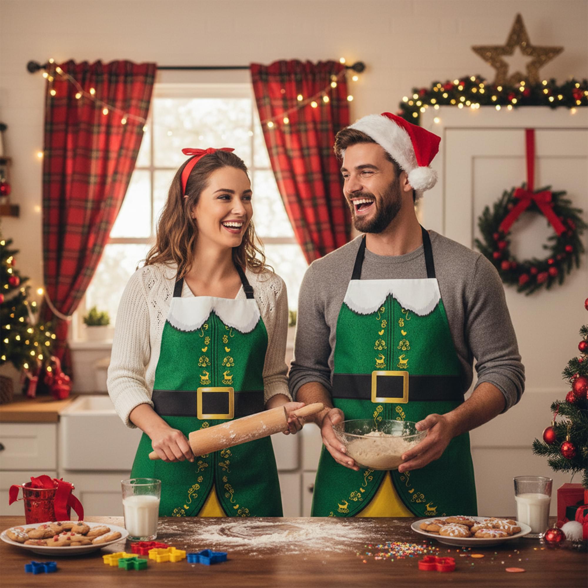 Elf Adult Unisex Chef Apron