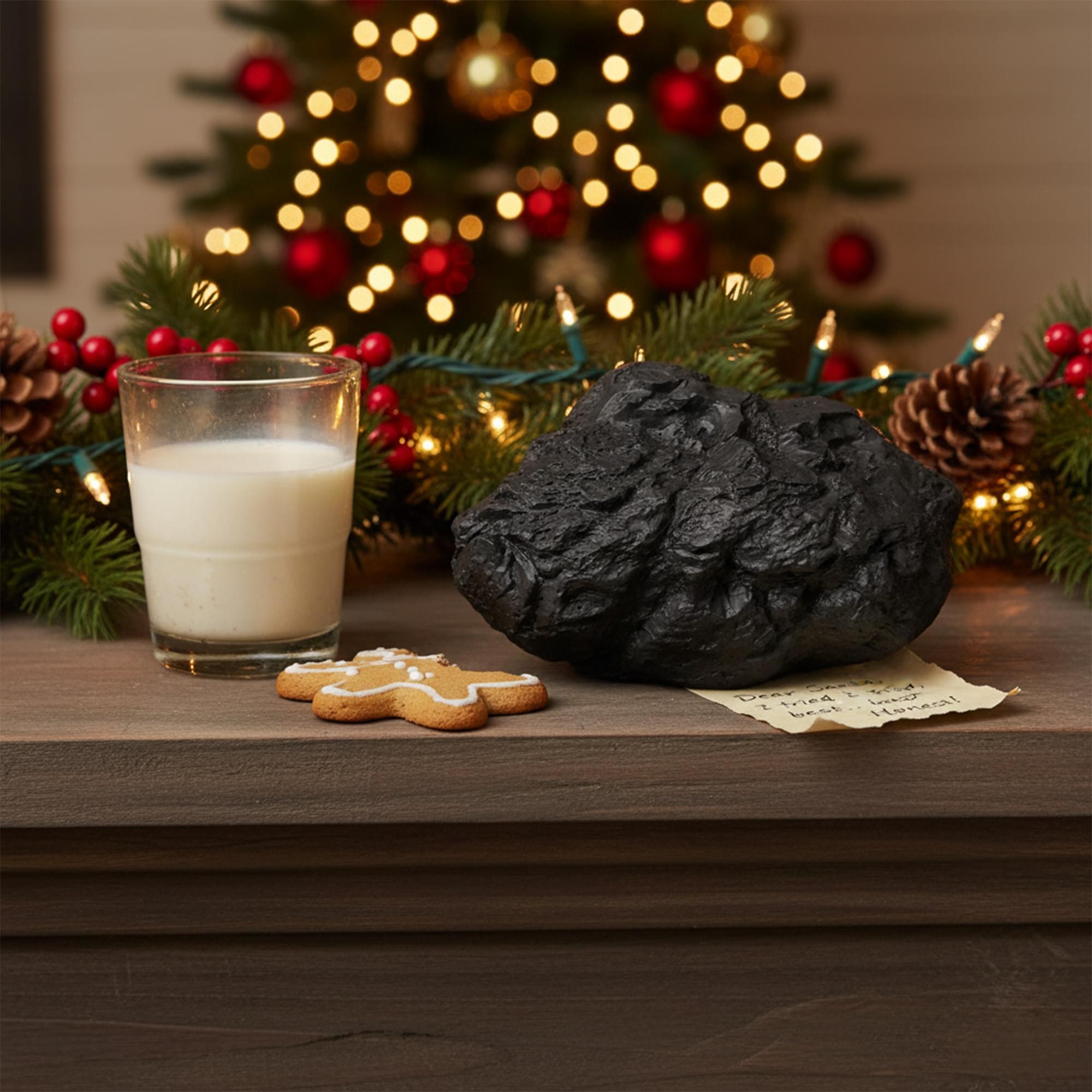 Lump Of Coal Joke Gift