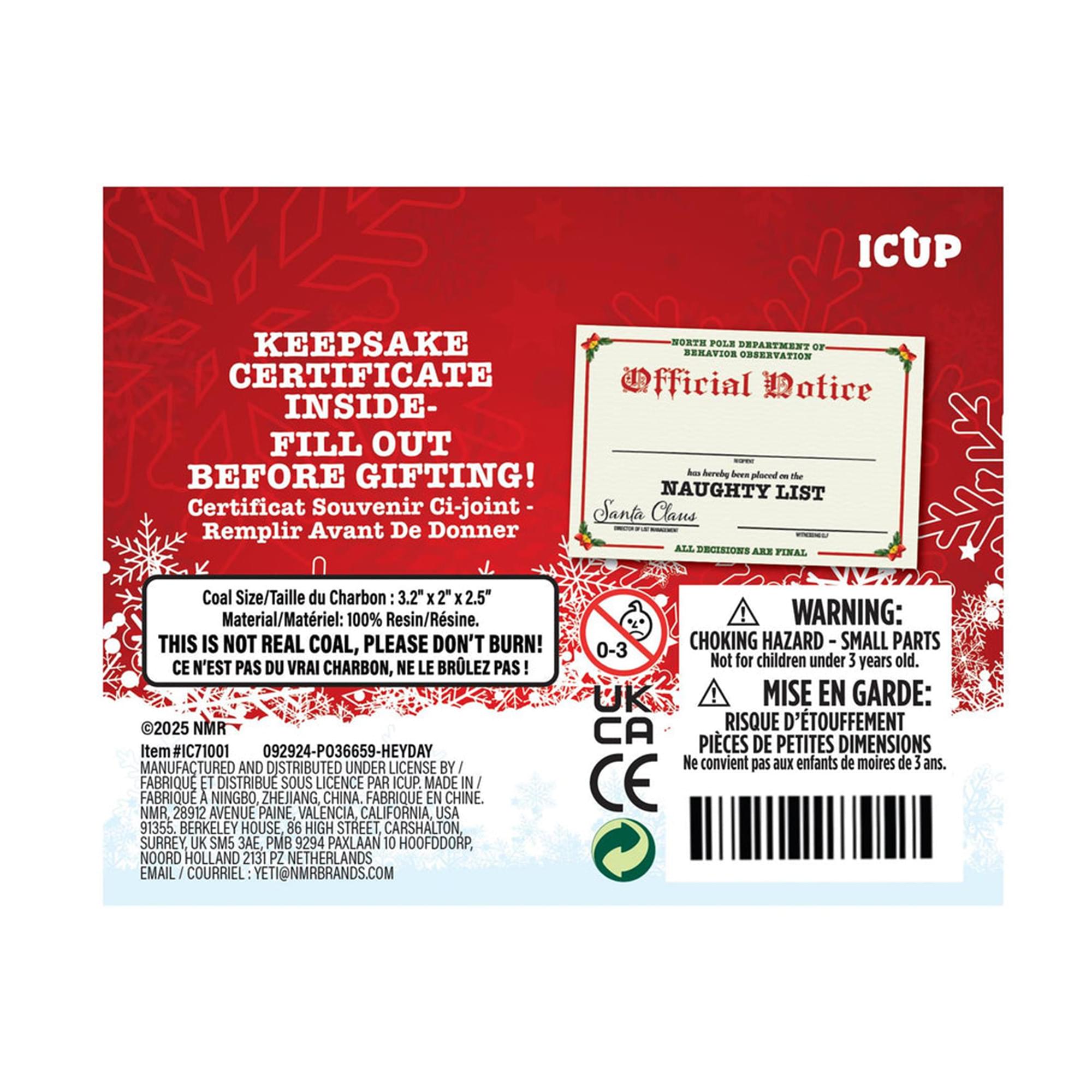 Lump Of Coal Joke Gift