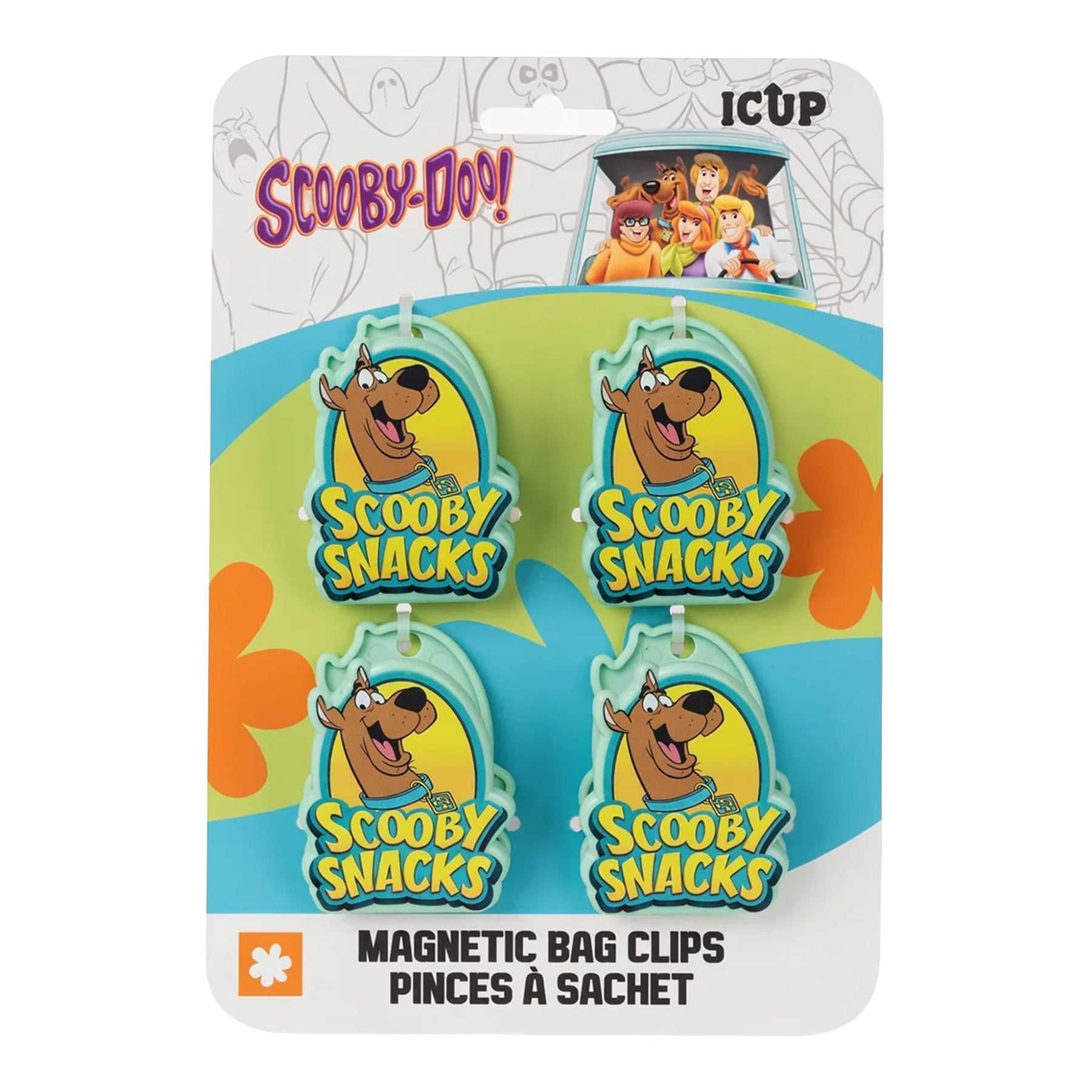 Scooby-Doo Snacks Magnetic Bag Clips | Set Of 4