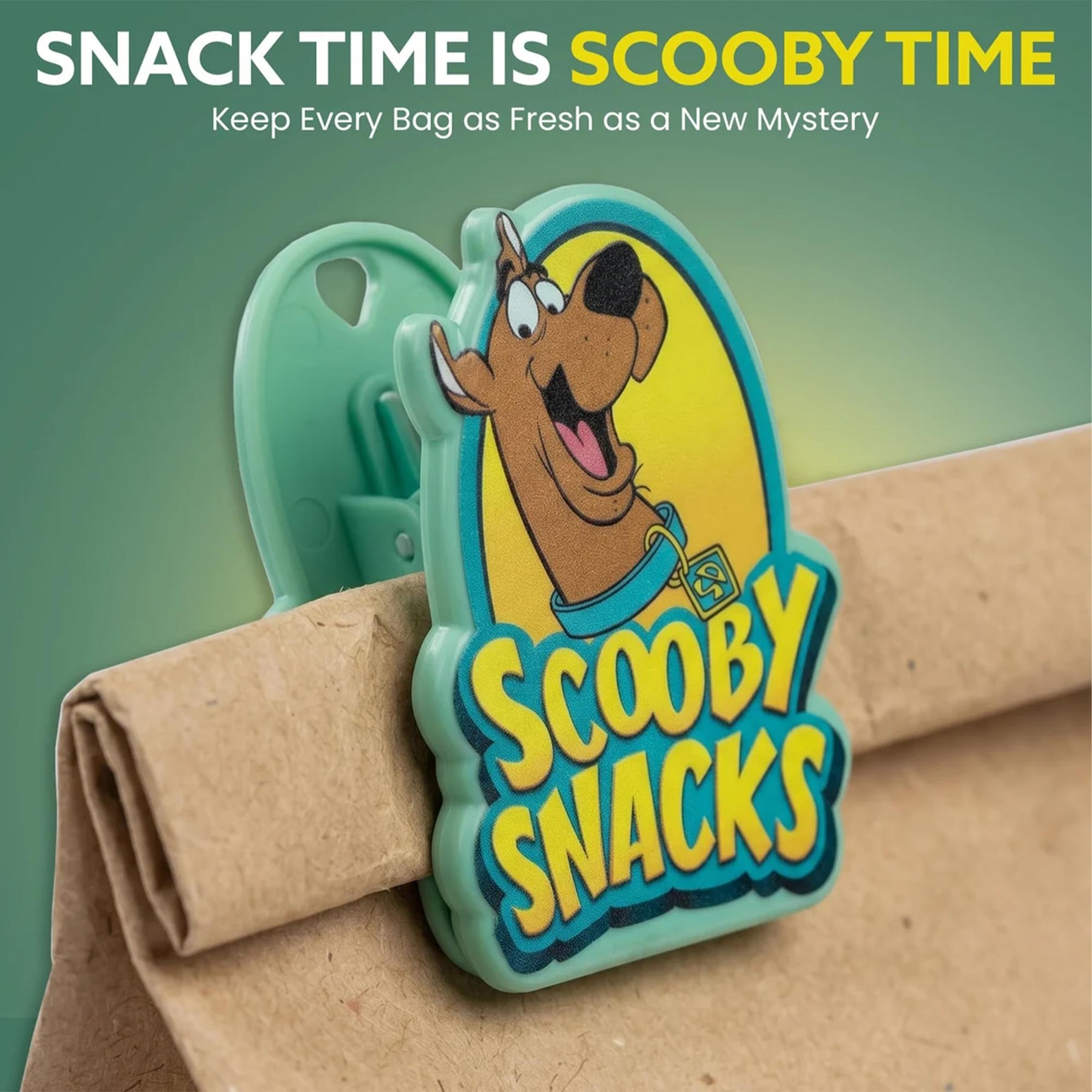 Scooby-Doo Snacks Magnetic Bag Clips | Set Of 4