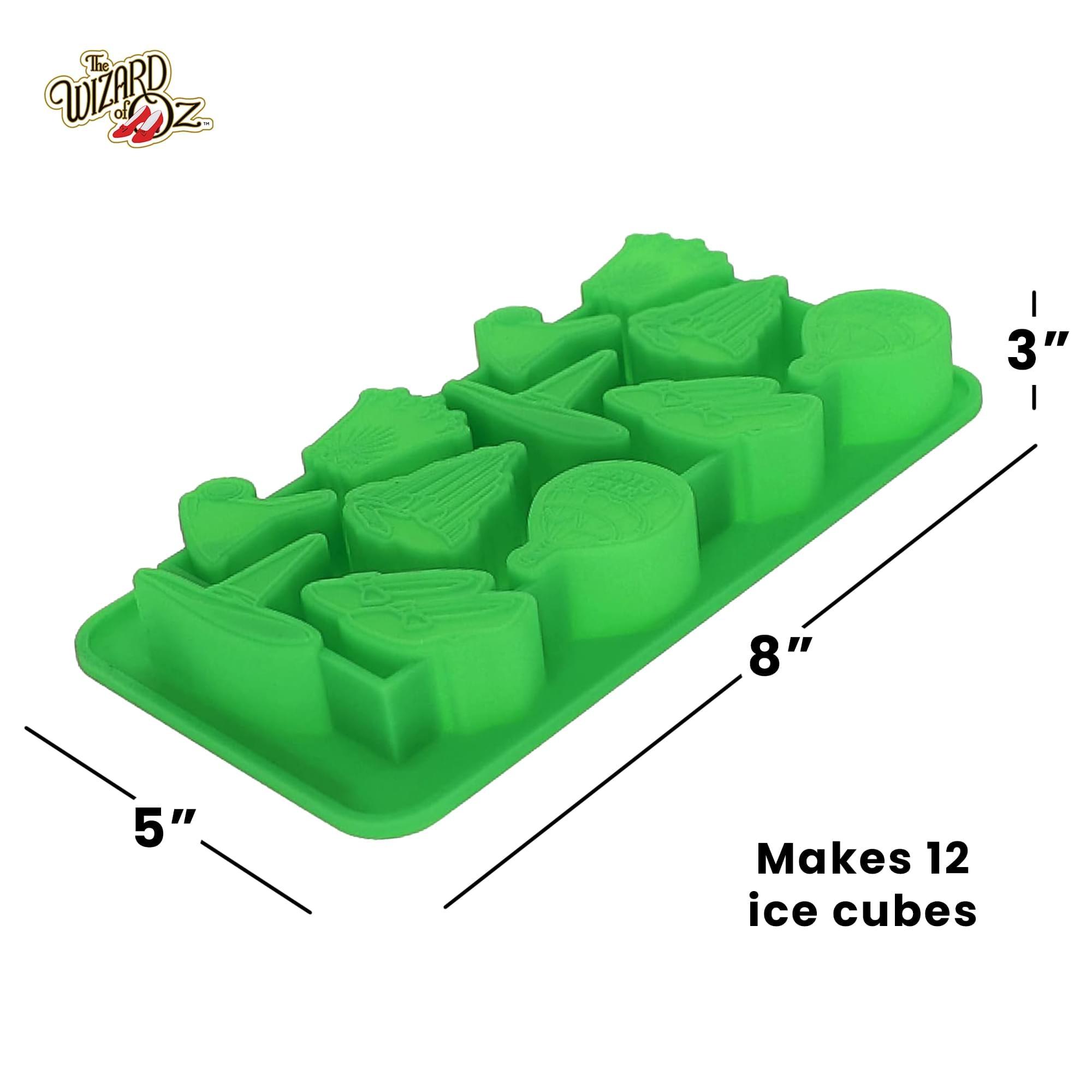 The Wizard Of Oz Emerald City Molded Silicone Ice Cube Tray | Makes 12 Cubes