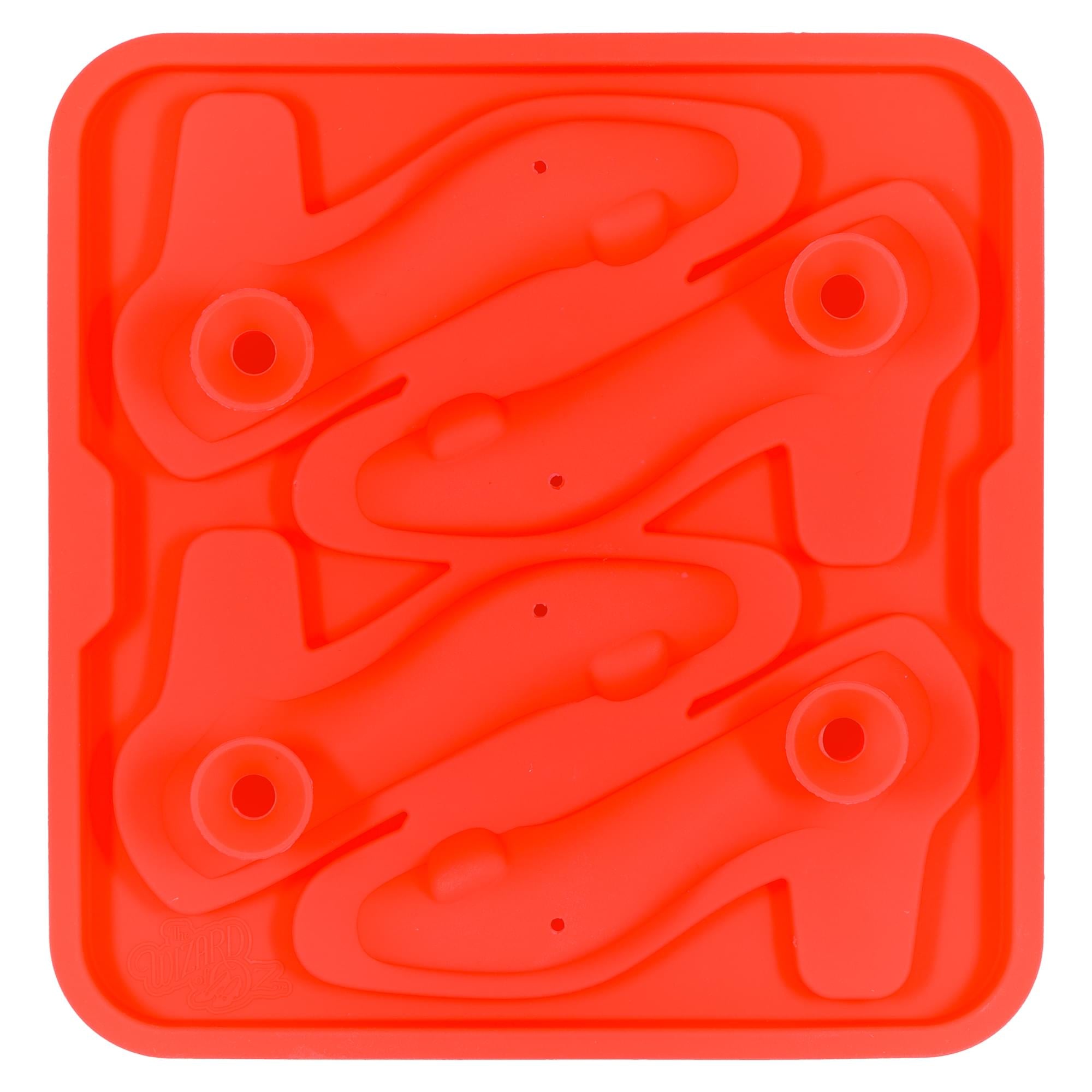Wizard Of Oz Ruby Slippers Molded Silicone Ice Cube Tray | Makes 4
