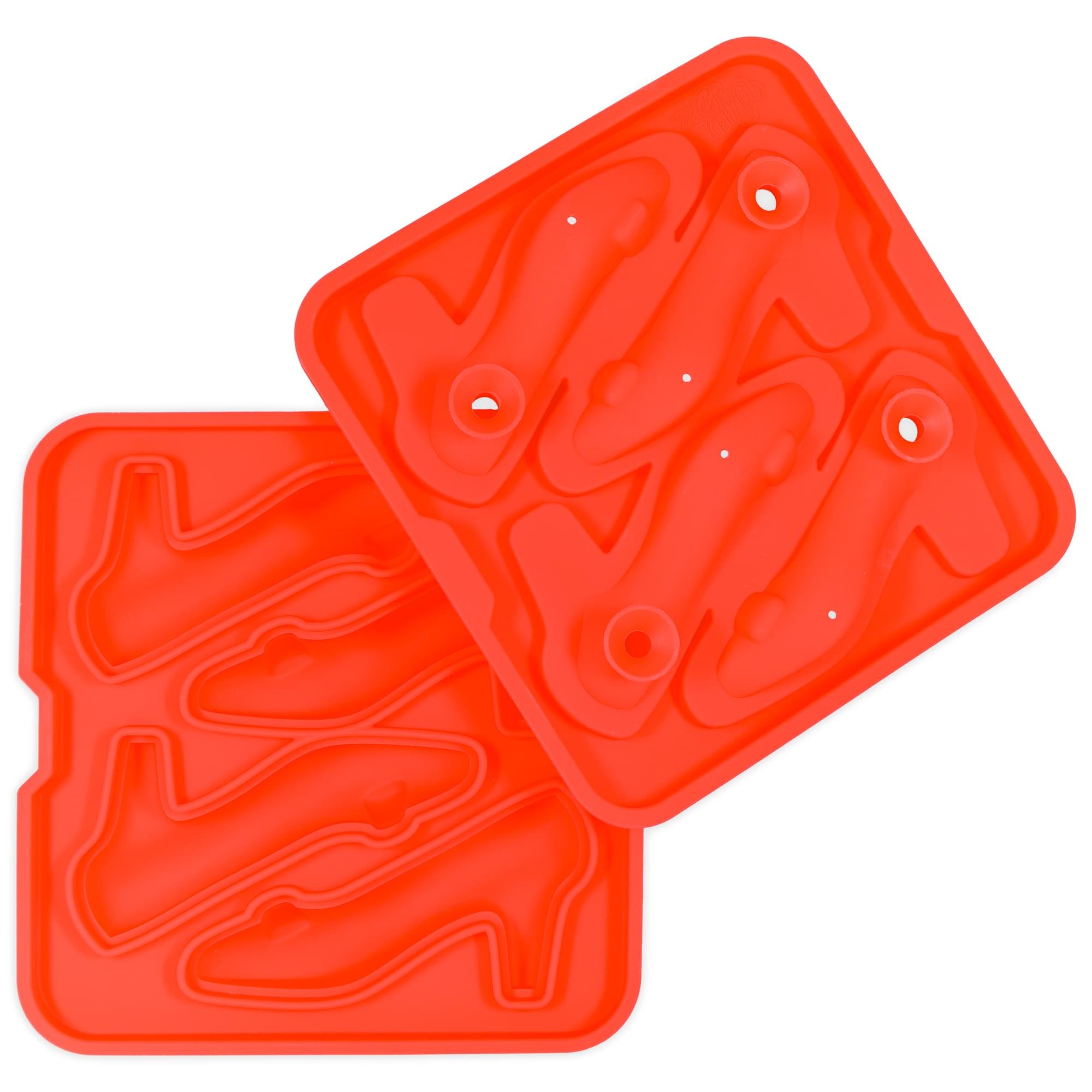 Wizard Of Oz Ruby Slippers Molded Silicone Ice Cube Tray | Makes 4