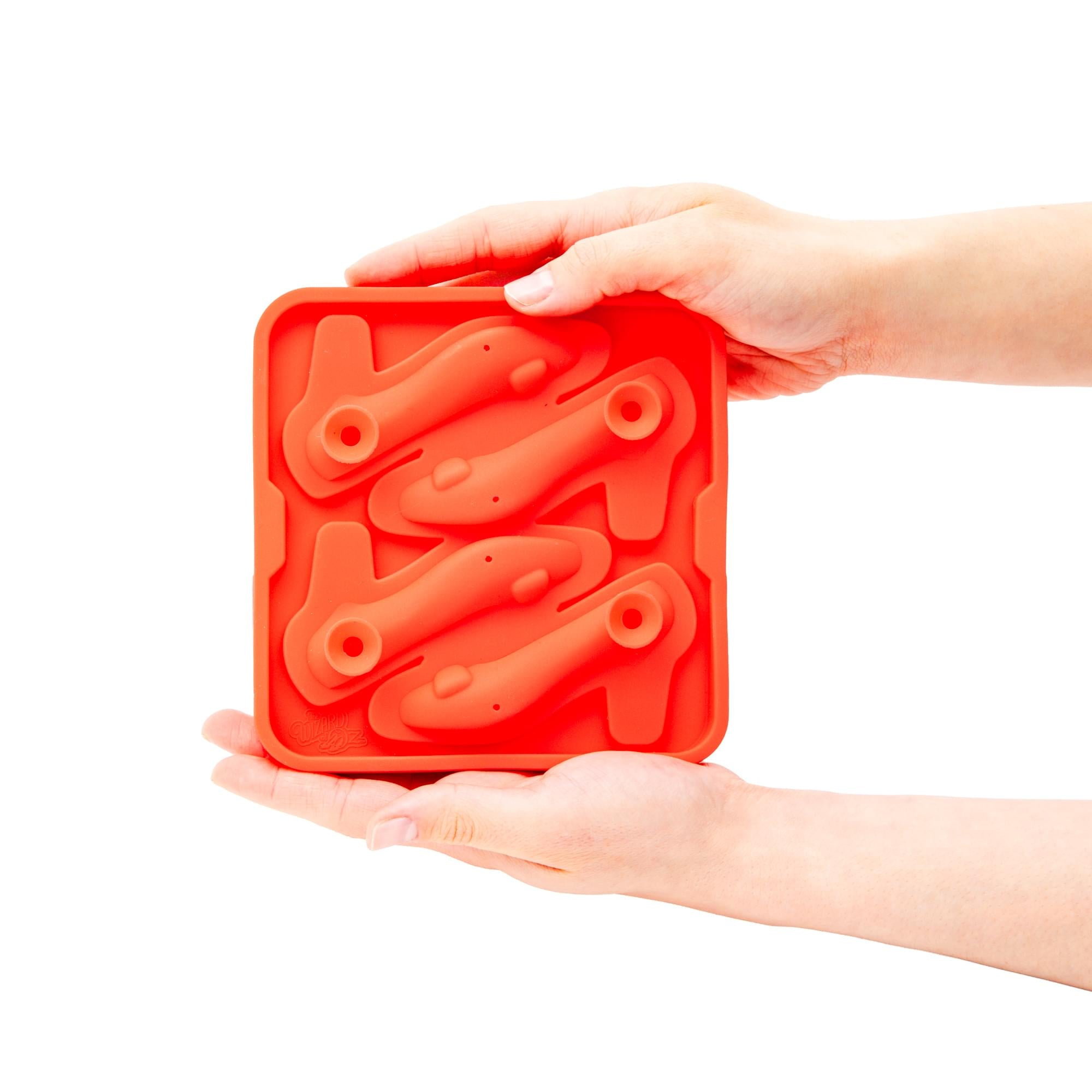 Wizard Of Oz Ruby Slippers Molded Silicone Ice Cube Tray | Makes 4