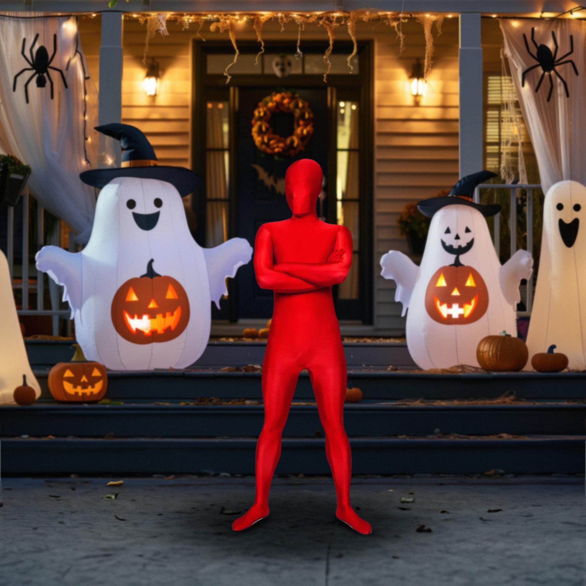 Red Morf Bodysuit Adult Costume