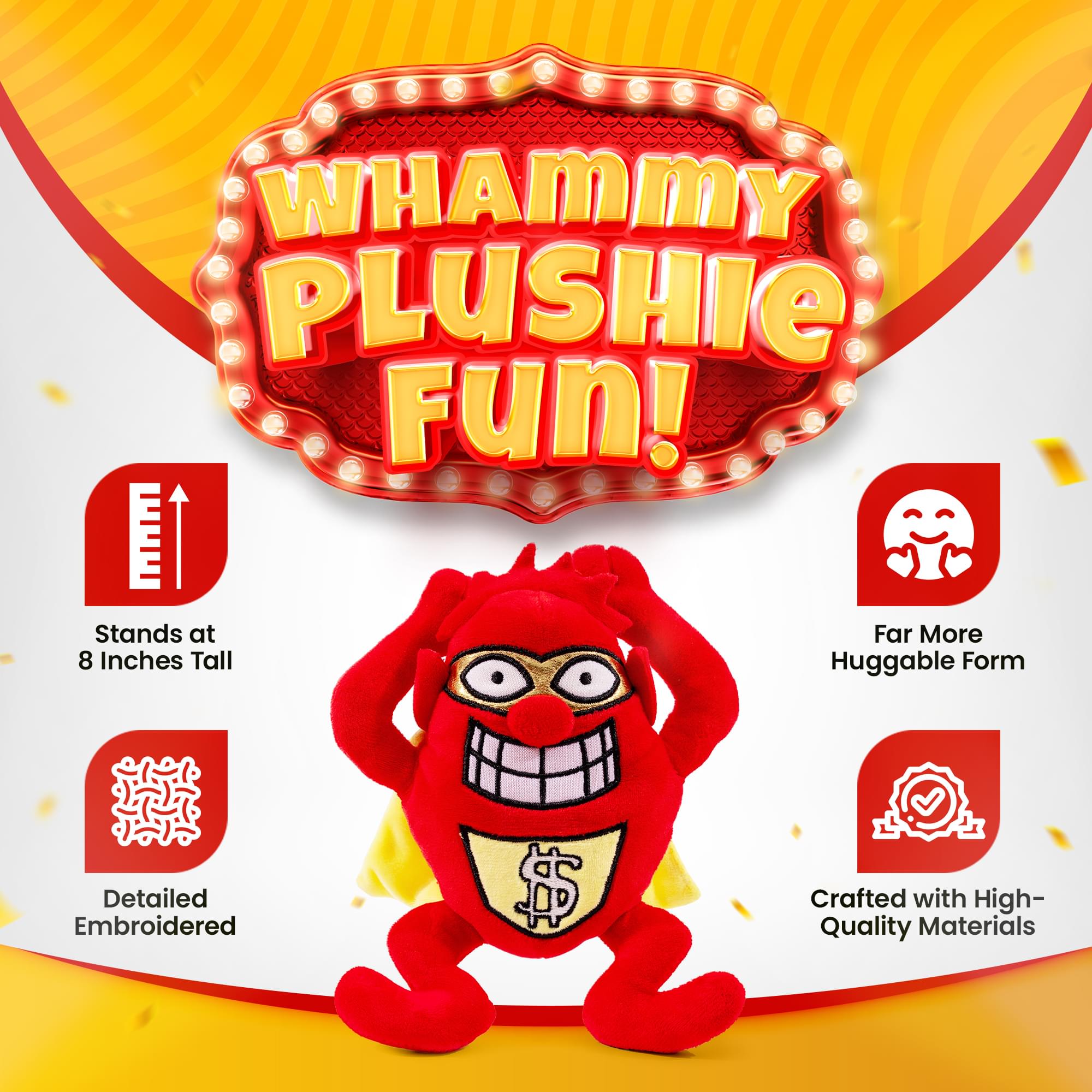 Press Your Luck 8-Inch Whammy Plush